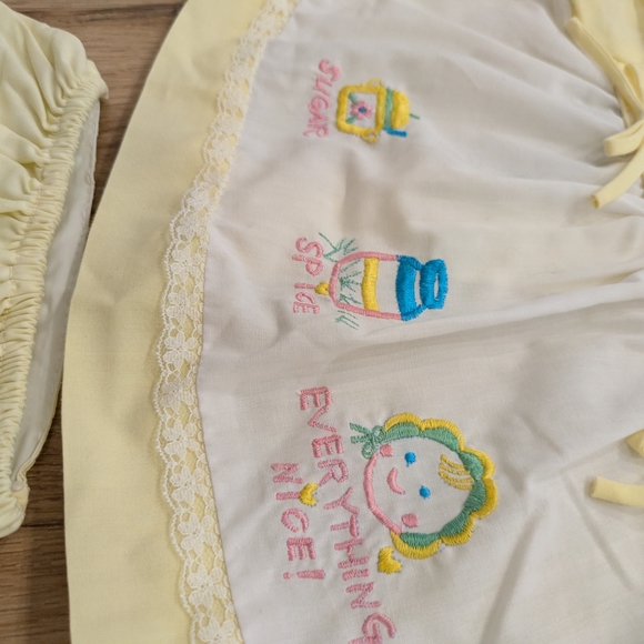 Vintage Cotton Yellow Baby Set - Picture 3 of 5